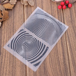 Stripe Clear Plastic Stamps, for DIY Scrapbooking, Photo Album Decorative, Cards Making, Stamp Sheets, Stripe, 160x110mm