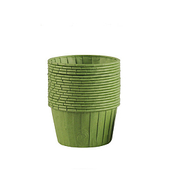 Olive Drab Cupcake Paper Baking Cups, Greaseproof Muffin Liners Holders Baking Wrappers, Olive Drab, 65x45mm, about 50pcs/set