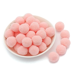 Misty Rose Polyester Ball, Costume Accessories, Clothing Accessories, Round, Misty Rose, 10mm, 288pcs/bag