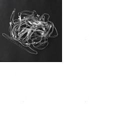 Прозрачный Прозрачная резиновая лента из ТПУ, эластичные резиновые ленты для обертывания книг, камеры, искусство, Готовка, упаковка, упражнение, обертывания пакетов, прозрачные, 300x5x0.5 мм, 89.28 г (около 100 шт.)