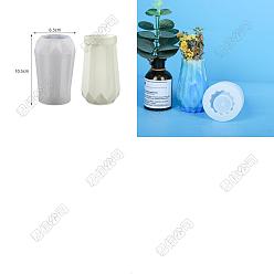 Белый 2шт. 2 стилей, формы для ваз из пищевого силикона для самостоятельного изготовления, формы для литья смолы, для уф-смолы, изготовление изделий из эпоксидной смолы, белые, 65~105x70~105 мм, 1 шт / стиль