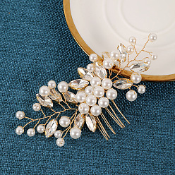 Золотистый Свадебный головной убор с хрустальными аксессуарами для свадебной фотосессии - жемчужный водный бриллиант.