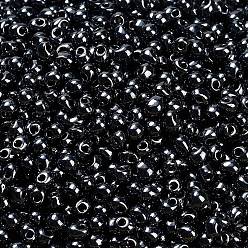 (DP451) Gunmetal Миюки 3.4мм капельные бусины, японский бисер, металлических цветов, (dp451) бронзовый, 3.4x3 мм, отверстие : 0.65 мм, Около 900 шт / 50 г