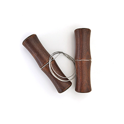 Кокосово-Коричневый Проволочный резак для глины, с деревянной ручкой, инструмент для гончарного дела из глины, кокосового коричневый, 8.5x2 см, 1 шт / комплект