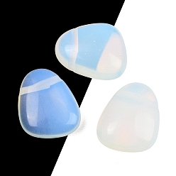 Опал Opalite подвески, грушевые обереги, 23~23.5x28.5~29x12~13 мм, отверстие : 2.5 мм