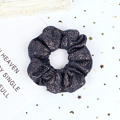 C87 Bright Powder PU Style - Navy Blue Colorful Leather Headband Hairband C87 - Unique Design, Fashionable, Trendy, Hair Accessory.
