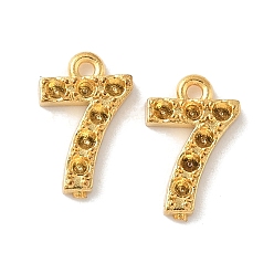 Золотой 304 Настройки горный хрусталь из нержавеющей стали кулон, число, золотые, 8.5x5x1.5 мм, отверстие : 0.8 мм, пригодный для стразов 1 мм