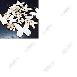 Бабочка 50 шт. деревянные вырезы, необработанные деревянные детали, деревесиные, бабочка, 60 мм длиной, 50 шт / комплект