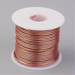 Dark Salmon Round Aluminum Wire, Bendable Metal Craft Wire, Floral Wire for DIY Arts and Craft Projects, Dark Salmon, 18 Gauge, 1mm, about 150m/roll