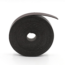 Coconut Brown Microfiber Leather Cord, for Leathercraft, Coconut Brown, 20x1.4mm, about 5.47 Yards(5m)/Roll