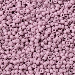 (765) Opaque Pastel Frost Plumeria TOHO Round Seed Beads, Japanese Seed Beads, (765) Opaque Pastel Frost Plumeria, 15/0, 1.5mm, Hole: 0.7mm, about 3000pcs/bottle, 10g/bottle