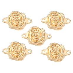 Золотой Aolly магнитные застежки, для изготовления ювелирных изделий, роза, золотые, 18x11.5x6 мм, отверстие : 1.2 мм