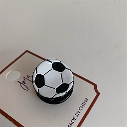 Football Заколки для волос в виде футбольных ацетатных когтей, для девочек детей, футбол, 35x23 мм