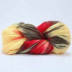 Colorful Acrylic Fiber Yarn, Gradient Color Yarn, Colorful, 2~3mm, about 50g/roll