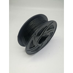 Black Plastic Cord, 3D Printer Filament, Black, 1.75mm, about 400m/roll