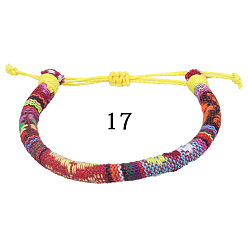 17 Bohemian Ethnic Style Handmade Braided Bracelet for Teens Colorful Surfing Friendship Bracelet