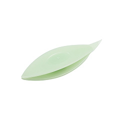 Vert Pâle Navettes de frivolité en plastique, outil artisanal de fabrication de dentelle à la main bricolage, vert pale, 80x20x10mm