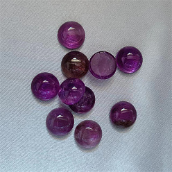 Amethyst Natural Amethyst Cabochons, Half Round/Dome, 6mm