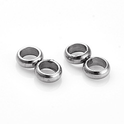 Stainless Steel Color 201 Stainless Steel Spacer Bars, Double Ring, Number 8 Shape, Stainless Steel Color, 8x4x1.8mm, Hole: 2.5mm