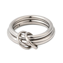 Нержавеющая Сталь Цвет 304 палец кольца из нержавеющей стали, цвет нержавеющей стали, размер США 6 (16.5 мм)