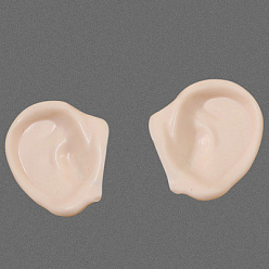 Antique White Plastic Doll Ear, for Female BJD Doll Accessories Marking, Antique White, 50mm