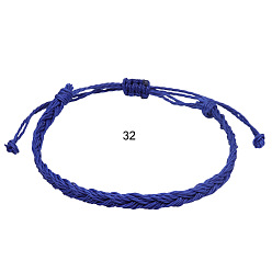 32 Bohemian Twisted Braided Bracelet for Women and Men with Wave Charm