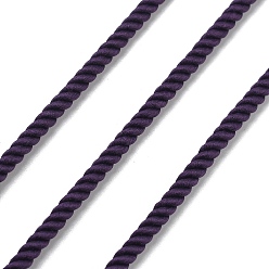 Индиго Круглый полиэфирный шнур, витой шнур, для переезда, кемпинг, приключение на открытом воздухе, скалолазание, садоводство, индиговые, 3 мм