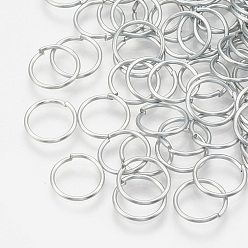 Raw(Unplated) Iron Jump Rings, Open Jump Rings, Cadmium Free & Lead Free, Raw(Unplated), 21 Gauge, 5x0.7mm, Inner Diameter: 3.5mm, about 16600pcs/1000g