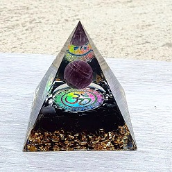 20 Crystal Ball Resin Crystal Pyramid Decoration Resin Crafts Home Decoration Car Office Decoration