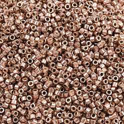 (DB2504)Duracoat Galvanized Rose Champagne Бусины miyuki delica, цилиндр, японский бисер, 11/0, (db2504)duracoat оцинкованный розовый шампанского, 1.3x1.6 мм, отверстие : 0.8 мм, Около 100000 шт / 500 г