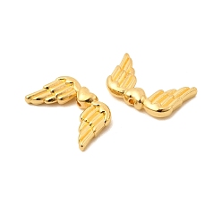 Золотой Сплавочные овальные бусины тибетского стиля , без свинца и без кадмия, крыло ангела, золотые, 18.5x11x3.5 мм, отверстие : 1.5 мм
