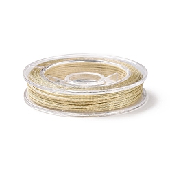 Wheat Nylon Thread for Jewelry Making, Wheat, 0.8mm, about 7.65~9.84 yards(7~9m)/roll