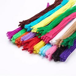 Mixed Color 11.8 inch Christmas Tinsel Decoration DIY Chenille Stem Tinsel Garland Craft Wire, Mixed Color, 300x5mm