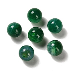 Dragon Veins Agate Natural Green Dragon Veins Agate Beads, Round, 8mm, Hole: 1.2mm