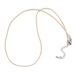 Белый Навахо 2мм нейлоновый плетеный шнур для изготовления ожерелий, с латунными выводами и 202 застежками из лобстера из нержавеющей стали, платина, долговечный, стойки покрытие, навахо белый, 17.72 дюйм (45 см)