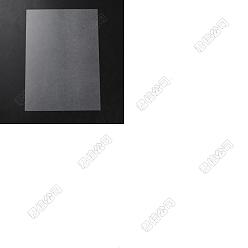 Claro 6 Piezas de película termorretráctil imprimible de plástico rectangular, Para dibujar manualidades, Claro, 298x210x0.3 mm