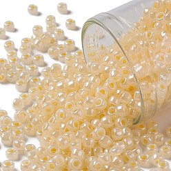 (901) Ceylon Rice Pudding Тохо 8/0 круглые бусины, японский бисер, (901) цейлонский рисовый пудинг, 8/0, 3 мм, отверстие : 1 мм, Около 222 шт / 10 г