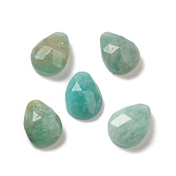 Амазонит Природные кабошонов амазонит, слеза, граненые, 6x8x3 мм