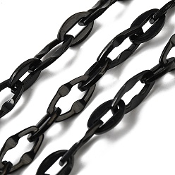 Черный 304 цепи натяжные нержавеющие, несварные, ионное покрытие (ip), чёрные, 14x7.5x1 мм