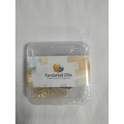 Real 18K Gold Plated 8 Pairs 8 Styles Brass Stud Earring Findings, with Ear Nuts, Mixed Shapes, Real 18K Gold Plated, 1 pair/style, 8pairs/box