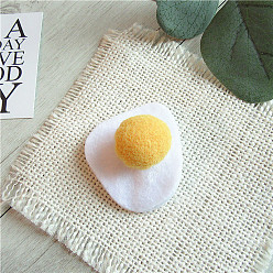 Scrambled eggs Épingle à cheveux fruit avocat oeuf, feutre de laine, polyvalent, parent-enfant, accessoires pour cheveux.