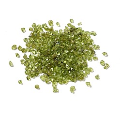 Перидот Натуральный оливин бусины, без отверстия / не просверленный, чип, 1~13x1~9x0.5~6 мм, около 11000 шт / кг