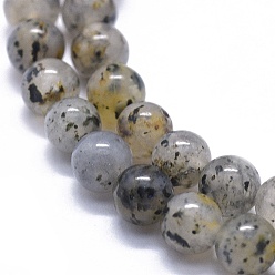 Other Quartz Natural Quartz Beads Strands, Round, 6mm, Hole: 1mm, about 68pcs/strand, 15.7 inch(40cm)
