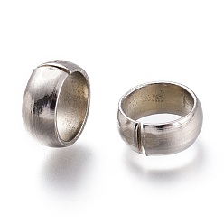 Stainless Steel Color 201 Stainless Steel Jump Rings, Stainless Steel Color, 4x9mm, Inner Diameter: 7mm
