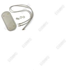 Белый 1 сумка ручной работы из искусственной кожи с ремнем на плечо, комплекты аксессуаров, дно сумки, аксессуары для замены основания формирователя мешков, белые, 220x110 мм