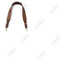 Седло Коричневый 1ручки для сумок из поликарбоната и искусственной кожи, Сплав с застежкой омар, для замены ремней для мешков, золотой свет, седло коричневый, 78x3.8x0.35 см