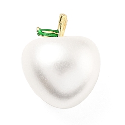 Снежный Оболочки жемчужина подвески, с латунной фурнитурой , без свинца и без кадмия, стойки покрытие, долговечный, реальный 18 k позолоченный, снег, 21x14.5x11.5 мм, отверстие : 4x2.5 мм