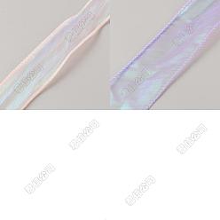 (52) Непрозрачная лаванда 2 рулоны 2 цветная поликутоновая лента, радужная лента для банта, цветок, украшение подарка, разноцветные, 1-5/8 дюйм (40 мм), около 9.84 ярдов (9 м) / рулон, 1 рулон / цвет