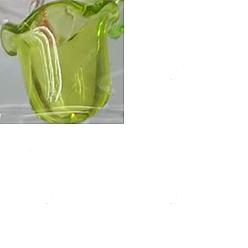 Желто-Зеленый 30шт. акриловых колпачков для бусин для изготовления ветряных колокольчиков, мульти-лепесток цветка, желто-зеленый, 21~24.5x13 мм, отверстие : 2 мм