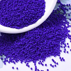 (DB0756) Матовый Непрозрачный Кобальтовый Бусины miyuki delica, цилиндр, японский бисер, 11/0, (дБ 0756) матовый непрозрачный кобальт, 1.3x1.6 мм, отверстие : 0.8 мм, Около 2000 шт / 10 г